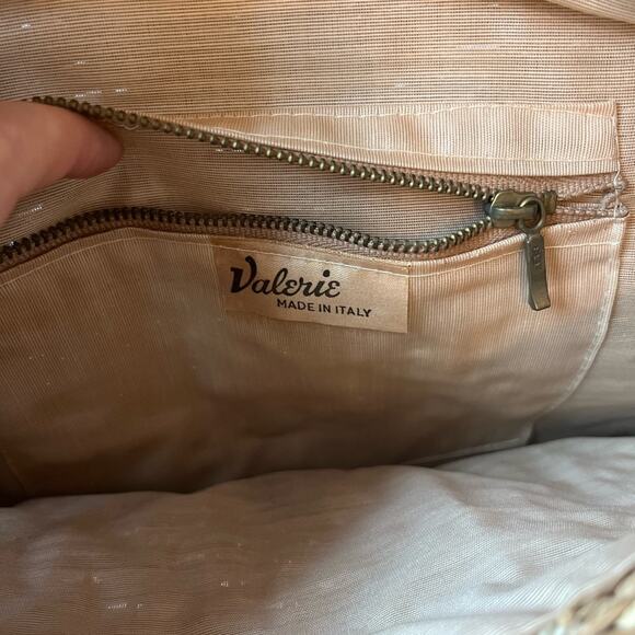 Vintage Oversized Wicker Handbag Clutch Straw Raffia - Picture 7 of 10